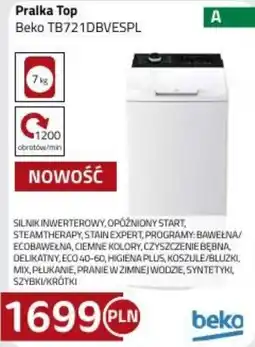 Kakto Prałka Top Beko TB721DBVESPL oferta