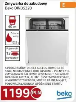 Kakto Zmywarka do zabudowy Beko DIN35320 oferta