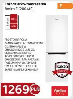 Kakto Chłodziarko-zamrażarka Amica FK200.4(E) oferta