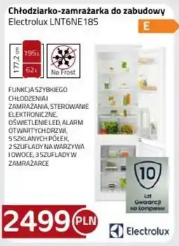 Kakto Chłodziarko-zamrażarka do zabudowy Electrolux LNT6NE18S oferta