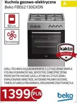 Kakto Kuchnia gazowo-elektryczna Beko oferta