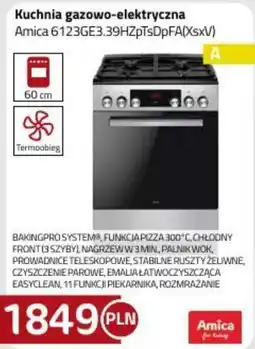 Kakto Kuchnia gazowo-elektryczna Amica 6123GE3.39HZpTsDpFA(XsxV) oferta