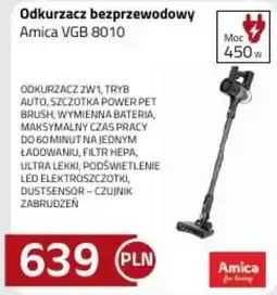 Kakto Odkurzacz bezprzewodowy Amica VGB 8010 oferta