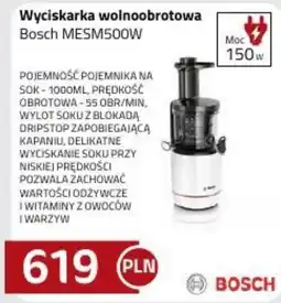 Kakto Wyciskarka wolnoobrotowa Bosch MESM500W oferta