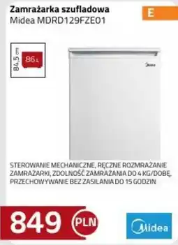 Kakto Zamrażarka szufladowa Midea MDRD129FZE01 oferta