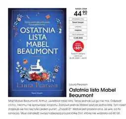 Świat Książki Ostatnia lista Mabel Beaumont oferta