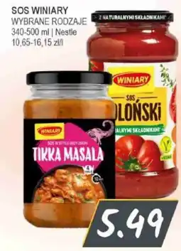 Słoneczko Sos Winiary Tikka Masala oferta