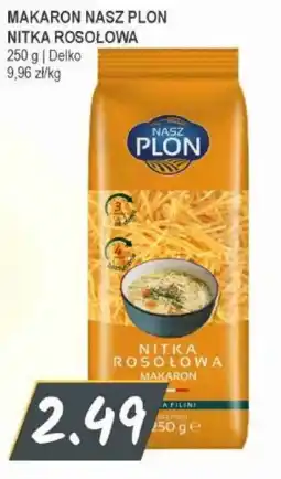 Słoneczko Makaron Nasz Plon Nitka Rosolowa oferta