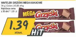 Słoneczko Wafelek Grzeński Mega Kakaowe oferta