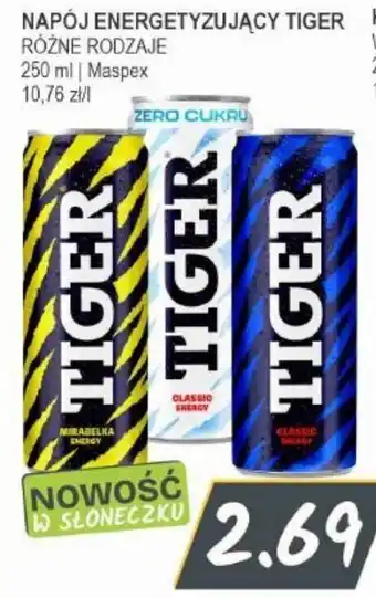 Słoneczko Napój Energetyzujący Tiger oferta