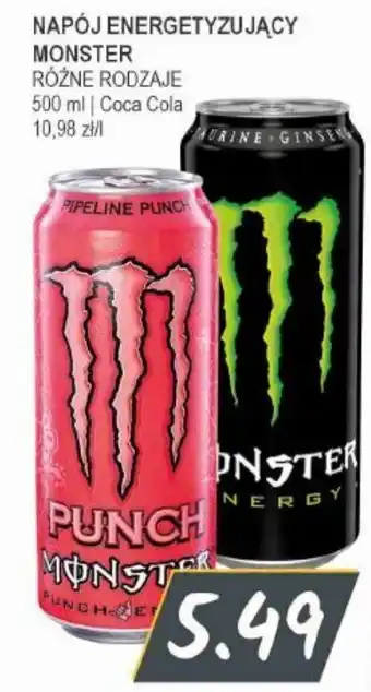 Słoneczko Napój Energetyzujący Monster oferta