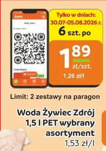 Gama Woda Żywiec Zdrój oferta