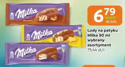 Gama Lody na patyku Milka oferta
