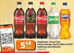 Gama Napój gaz. Coca Cola, Fanta orange, Sprite oferta