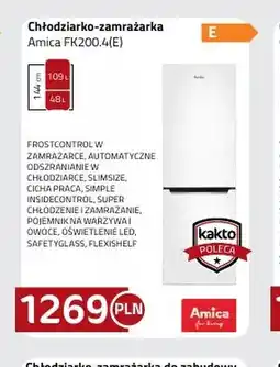 Kakto Chłodziarko zamrażarka Amica oferta