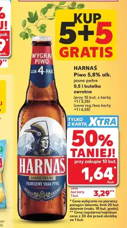 Kaufland Piwo Harnaś oferta
