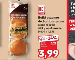 Kaufland Bułka pszenna K-Classic oferta