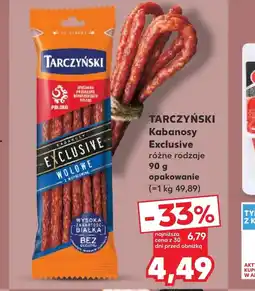 Kaufland Kabanosy Tarczyński oferta