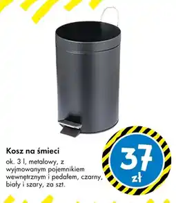 Tedi Kosz na śmieci metalowy z pedałem oferta