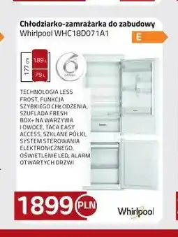 Kakto Chłodziarko-zamrażarka do zabudowy Whirlpool WHC18D071A1 oferta