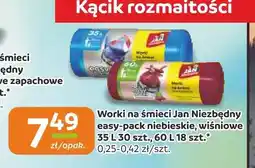 Gama Worki na śmieci Jan Niezbędny easy-pack niebieskie oferta
