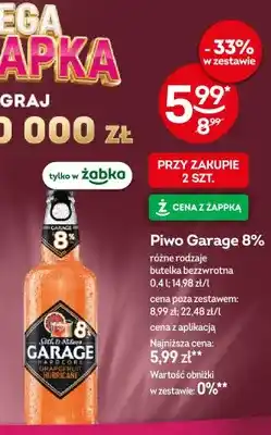 Żabka Piwo Garage Hardcore Grapefruit Hurricane 8% oferta