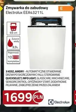 Kakto Zmywarka do zabudowy Electrolux EEA43211 l oferta