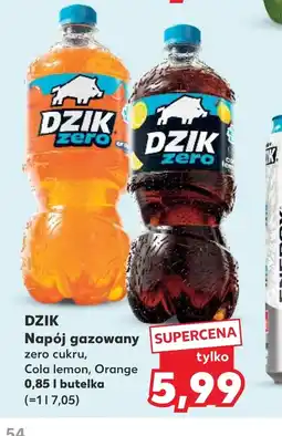 Kaufland Napój gazowany Dzik oferta