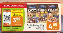 Gama Płatki śniadaniowe Choco Muszelki Mlekołaki Lubella oferta