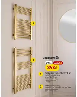 Castorama Grzejnik łazienkowy GoodHome Flat oferta