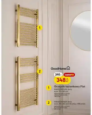 Grzejnik łazienkowy GoodHome Flat