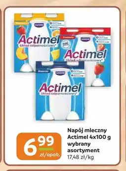 Gama Napój mleczny Actimel klasyczny 4-pak oferta