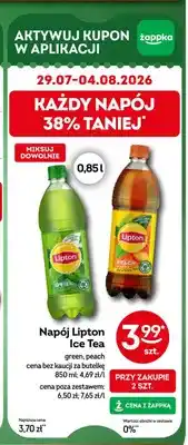 Żabka Napój Lipton Ice Tea Peach oferta