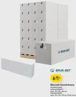 Castorama Bloczek komórkowy BRUK-BET 10x20x60 cm oferta