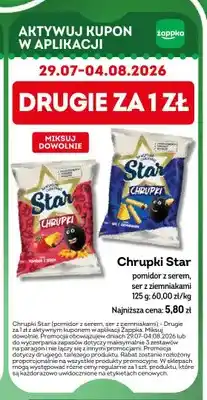 Żabka Chrupki Star pomidor z serem oferta