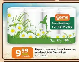 Gama Papier toaletowy biały 3 warstwy rumianek MW Gama oferta