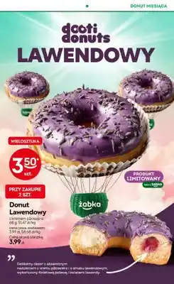 Żabka Donut Lawendowy z kremem pâtissière Dooti Donuts oferta