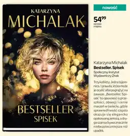 Empik Książka Bestseller. Spisek Katarzyna Michalak oferta