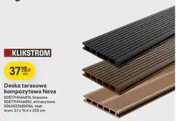 Castorama Deska tarasowa kompozytowa Neva Klikstrom teak oferta