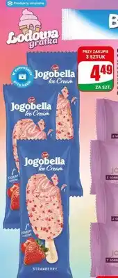 Dino Lody na patyku strawberry Jogobella Zott oferta