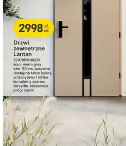 Castorama Drzwi zewnętrzne Lantan oferta