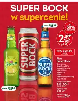 Żabka Piwo Super Bock Green Limão oferta