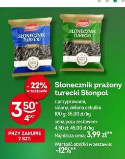 Żabka Słonecznik prażony turecki z przyprawami Słonpol oferta