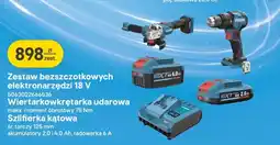 Castorama Zestaw bezszczotkowych elektronarzędzi Erbauer oferta