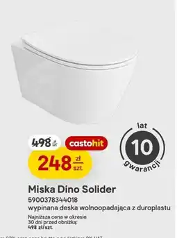 Castorama Miska WC Dino Solider oferta