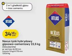 Castorama Tynk hybrydowy gipsowo-cementowy Atlas Nexus oferta