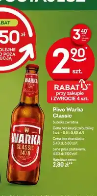 Żabka Piwo Warka Classic oferta