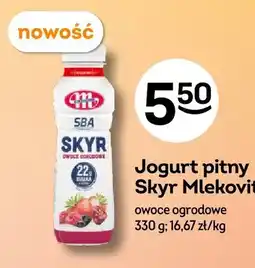 Żabka Jogurt pitny Skyr Mlekovita owoce ogrodowe oferta