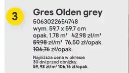 Castorama Gres Olden grey oferta