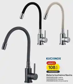 Castorama Bateria kuchenna Kuchinox Navira czarna oferta